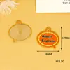 Brújula Oceánica Pirata de Estilo Mixto Transfronterizo Accesorios de Joyería DIY Esmalte Aleación Collar Pendiente de Arete Dijes