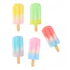 Resina Fofo Brinquedo de Comida Gradiente Sorvete Creme Cola DIY Capa de Celular Grampo de Cabelo Acessórios de Cabelo Copo de Água Adesivo Materiais de Produção