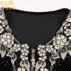 Chen Miaoyan Primavera y Otoño 2025 Nueva Ropa para Mujeres de Mediana Edad y Mayores Abrigo para Madre Terciopelo Dorado Estilo Étnico Top Bordado