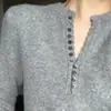 Suéter de Punto con Media Cremallera 100% Seda y Lana Otoño Invierno para Mujer, Suéter Elegante de Manga Larga Adelgazante para el Trabajo, Capa Base