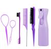 WANMEI kit de viagem transfronteiriço frasco spray para cabelo pente para cabelo pente escova de sobrancelha kit de modelagem de cabelo casa