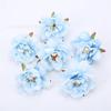 Flores Artificiais Série Azul Rosa Hortênsia Peônia Cabeças de Flores Flores Falsas Materiais DIY para Flores Artificiais Flores para Decoração de Casamento