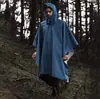 Impermeable multifuncional tres en uno dosel tapete de suelo capa impermeable para montañismo al aire libre impermeable poliéster impermeable unido impermeable adulto