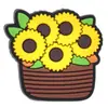 Abeja de dibujos animados de goma suave de PVC, accesorios de decoración de miel, dijes para zapatos DIY, hebillas para zapatos, accesorios para fundas de teléfono, exclusivamente para ventas transfronterizas