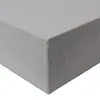 Funda de Cama de Dos Piezas de Tela Creada Transfronteriza Hilo de Algodón para Bebé Color Sólido Cubierta Completa para Cama de Bebé Sábana de Cama Transpirable de Hilo de Algodón de Doble Capa
