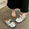 Zapatos Mary Jane con Sentido del Diseño para Mujer, Popular entre las Celebridades de Internet, Adelgazantes, Planos, Cómodos, Slip-on, Zapatos Perezosos, Zapatos Estilo Coreano