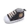 Direto da Fábrica sapatos casuais de primavera e outono para bebê menino estrela Bolinha Pequena sapatos de bebê de sola macia para bebê menina YS-19