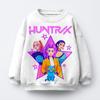 K-Pop Caçador de Demônios Huntrix Roupas Estampadas Moda Infantil Moletom Trendy de Gola Careca Venda Direta de Fábrica