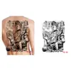 Tatuaje Temporal de Hierbas para Mitad de Espalda Pegatina Dragón Geisha Chhao Yun Pegatina de Tatuaje para Espalda Pegatina de Tatuaje Semi-Permanente de Jugo para Espalda