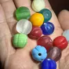 Cuentas Redondas de Vidrio Transparente Esmerilado de 15 mm, Cuentas con Agujero Recto, Cuentas Redondas Sueltas, Accesorios para Joyería DIY