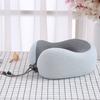 Almohada en Forma de U, Almohada de Espuma Viscoelástica, Almohada de Soporte para el Cuello de Viaje, Almohada para la Siesta, Extraíble y Lavable, Logo Personalizable, Exclusivamente para Suministro Transfronterizo