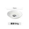Tazón de Cerámica para Mascotas Tazón Nórdico para Gatos Tazón de Cerámica de Patas Altas para Comida para Gatos Plato para Snacks Enlatados Anti Espondilosis Cervical Anti Vuelco Cuenco para Comida para Gatos
