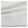 Tela de poliéster con efecto seda y ondas de agua blanca, lisa, para accesorios de ropa y tiaras.