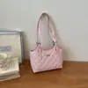 Bolso de Mano de Moda para Viaje de Verano 2026 para Mujer, Nicho de Gama Alta, Clásico, con Patrón de Diamantes, Bolso Tote de Hombro Único