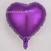 Globos con Forma de Corazón de 18 pulgadas Color Sólido Liso Globos de Corazón de Papel de Aluminio Decoración y Globos para Actividades de Liberación del Día de San Valentín