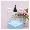 Botella redonda de 120 ml con tapa de punta, botella de aceite con pico puntiagudo, botella para medicina líquida, botella para loción, botella de plástico de 120 ml con tapa de punta, botella para llenar de agua