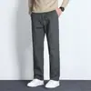 Nuevos pantalones casuales de otoño e invierno para hombre, modernos y versátiles, deportivos, holgados, simples, pantalones largos de pierna recta para hombre