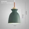 Lámpara colgante nórdica transfronteriza, estilo macarrón, creativa y personalizada, para oficina, comedor, tienda, decoración comercial, mesa de comedor, pantalla de lámpara de cocina