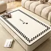 Toalha de Mesa, Sem Lavagem, Impermeável, À Prova de Óleo, Resistente ao Calor, Tapete de Mesa de Silicone, Luxo Leve, Sensação de Alta Qualidade, Estilo Fresco, Tapete Retangular para Mesa de Centro