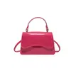 Bolso de Hombro Cruzado de Moda Retro de Alto Valor Estético, Nuevo para la Primavera 2026, Color Sólido, Texturizado, Simple, Diseño de Nicho