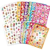 Adesivos de Natal Transfronteiriços, 176 Peças, 6 Folhas, Sem Repetição, Recortados, Desenho Animado, Adesivos Fofos de Papai Noel de Ano Novo