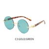 Elegantes Nuevas Gafas de Sol Redondas de Moda para Celebridades de Internet Gafas de Sol para Mujer de Celebridad de Internet Gafas de Sol al por Mayor Gafas de Gama Alta Gafas de Moda