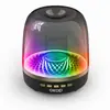 Caixa de Som Bluetooth Transfronteiriça Subwoofer de Mesa Mini Colorida Harman Vidro Novo Modelo de Alto-falante com Iluminação Ambiente para Exportação