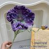 Flores Artificiais Roxas, Rosas, Hortênsias para Casamento, Flores de Seda, Rosas Decorativas para Paisagismo, Mar de Flores em Cascata Famoso na Internet