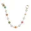 Joia Transfronteiriça Europeia e Americana Flor de Gota de Óleo Simples Elegante Decoração de Nariz Sem Perfurar Tendência de Rua Diamante de Imitação Unha de Nariz Personalizada Argola de Nariz para Mulheres