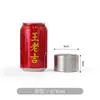 Aleación de Aluminio Lata de Té Pequeña Portátil Caja de Té de Viaje Lata de Té Metal Mini Acero Inoxidable Sellada Caja de Empaque de Té