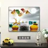 Galeria de Arte da Família Qiao: Pintura Decorativa de Caixa de Medidor Elétrico de Luxo Leve, Pintura de Parede para Caixa de Distribuição, Capa de Caixa de Corrente Fraca para Sala de Jantar, Mural para Caixa de Interruptor Elétrico