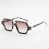 Nuevas gafas de sol poligonales personalizadas para cejas para mujer, populares en Europa y América, gafas de sol irregulares con protección solar