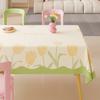 Toalha de Mesa Estilo Ins Modelo Novo 2025, Luxo Leve, Sensação de Alto Padrão, À Prova de Óleo, Impermeável, Capa para Mesa de Centro que Melhora o Ambiente, Jogo Americano para Mesa de Jantar Doméstica