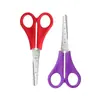 Tijeras Infantiles de Acero Inoxidable con Escala Tijeras Estudiantiles de Colores Tijeras Hechas a Mano Tijeras Portátiles de Oficina Pequeñas para Cortar Papel