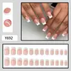 Novos adesivos de nail art mais vendidos transfronteiriços, clássicos, modernos, estilo francês simples, estilo fresco europeu e americano, pontas de unha para atacado