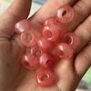 Cuentas de Ágata Cristalina para Ábaco con Agujero Grande 7*14*5mm Cuentas Sueltas Cuentas Espaciadoras para Pasador de Pelo DIY Pulsera Colgante Accesorios de Joyería
