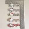 Nuevo Set de Dos Piezas Gato Kt Plateado Pasador para el Cabello Headdress Accesorios para Funda de Teléfono Móvil Parche Acrílico Decoración con Pegamento de Crema