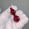 Gargantilla de Calabaza Portátil para Sostener con el Dedo, Cintura Delgada, Adorno de Mano Popular en Tiktok, Accesorio de Colgante de Calabaza de Madera Pequeña al por Mayor