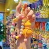 Llavero original de calabaza transparente electrochapado, colgante para llave de coche, llavero para bolso, accesorio para teléfono, pequeño regalo