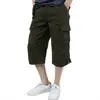 Marca Independiente Verano 2026 Pantalones Cargo de Pierna Recta Multibolsillos para Hombre Casual Táctico Elegante Shorts para Viajero al Trabajo Venta al por Mayor