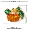 Retro Francés Calabaza Diablo Grande DIY Colgante de Acero Inoxidable Collar de Coche de Calabaza para Mujer Colgante de Joyería de Acero de Titanio