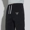 Calça de veludo cotelê masculina para homens de meia-idade, primavera e outono, cintura elástica, tubo reto, folgada, calça casual, outono e inverno, calça masculina de veludo cotelê