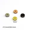 Color Oro 14K Zirconia Microincrustada Conservante del Color Espaciadores Huecos de Trompeta Accesorios para Pulseras Hechas a Mano DIY Materiales para Joyería de Collares