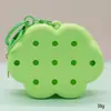Bolsa de Silicone com Furo Estilo Desenho Animado Mini Carteira de Moedas Bolsa de Cosméticos DIY Bolsa para Fones de Ouvido Pingente de Chaveiro Presente