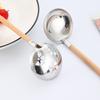 Concha de Sopa em Aço Inoxidável 304 Estilo Japonês com Cabo de Madeira para Uso Doméstico, Adequada para Panelas de Arroz e Panelas Quentes, Colher Grande Multiúso para Cozinhar e Servir Sopa