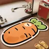 Tapete de Banheiro com Formato de Desenho Animado, Antiderrapante, Resistente ao Desgaste, Resistente a Arranhões, Absorvente de Água, Absorção Instantânea de Água, Tapete de Terra de Diatomáceas para Entrada do Vaso Sanitário