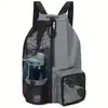 Bolsa Transversal de Malha com Cordão Popular para Caminhada e Natação Transfronteiriça, Mochila de Praia para Homens e Mulheres, Bolsa para Esportes ao Ar Livre e Fitness