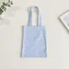 Bolsa de hombro cruzada de lona a cuadros de venta caliente, bolsa de mano fresca a cuadros multicolor, bolsa de tela ligera de una sola capa sin forro