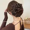 Scrunchie Coreano Dulce y Fresco con Estampado de Leopardo Resistente de Alta Calidad para Cola de Caballo Francesa