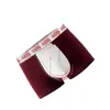 Shorts Rojos de Boda para Hombre del Año del Caballo, Calzoncillos Bóxer Antibacterianos con Masaje de Extracto de Ostra, Ropa Interior Roja de Algodón Puro para Hombre